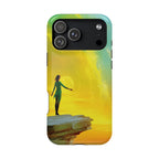 She Holds the World Awake – Celestial MagSafe Phone Case