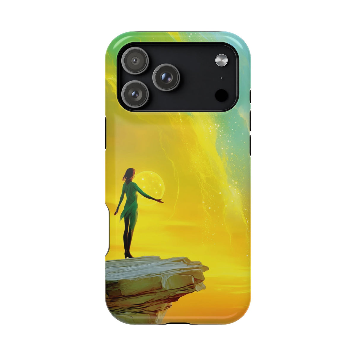 She Holds the World Awake – Celestial MagSafe Phone Case